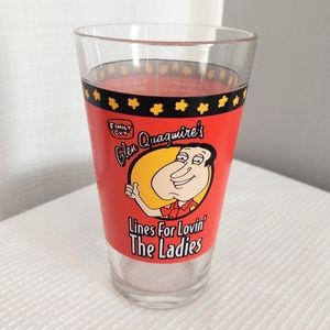 Family Guy Drinking Glass Glens Lines fir Lovin the Ladies Tumbler Bar 2005